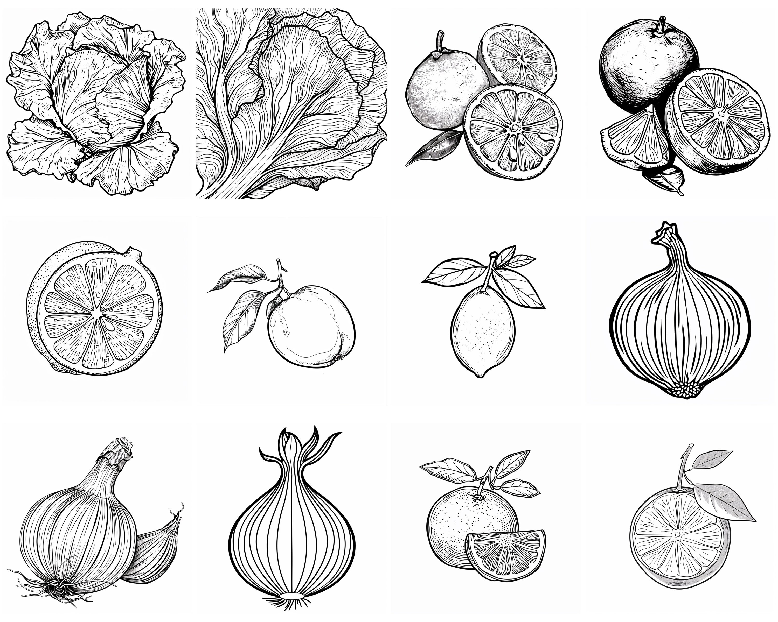 132 Fruits Procreate Brush Set | Stamps for Procreate | Instant Digital ...
