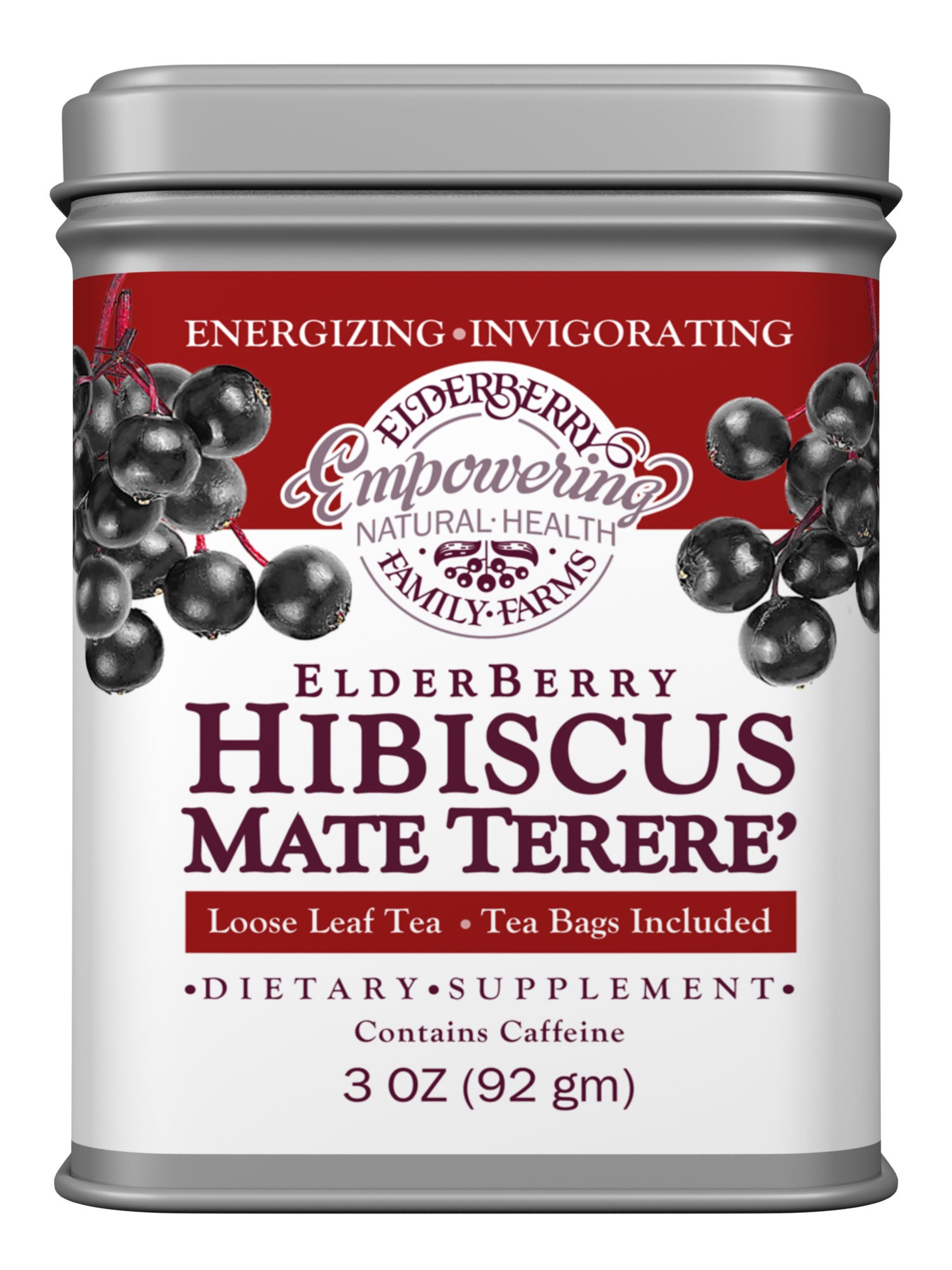 Elderberry Hibiscus Mate Terere' Herbal Tea Blend 3 oz Etsy
