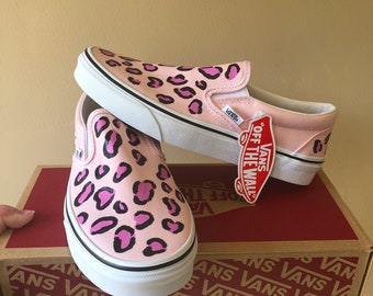 black cheetah print vans