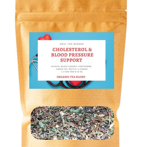 High Blood Pressure & Cholesterol Herbal Tea Etsy