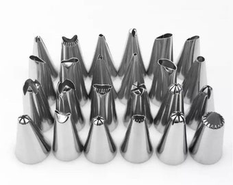 Cookies Cup Cakes GOTH Perhk 12 Pieces Piping Nozzle Tip Stainless Steel Icing Piping Tips Cake Decorating Pastry Tips Tool for Baking Cakes Cookies Cup Cakes GOTH Perhk 12 Pieces Piping Nozzle Tip Stainless Steel Icing Piping Tips Cake Decorating Pastry Tips Tool for Baking Cakes