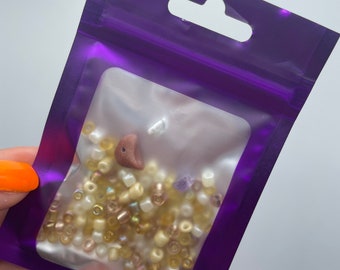 Loc Sprinkles, Sandy Brown, Sprinkle Kit, Hair Beads, Loc Jewelry, Dreadloc Accessories,
