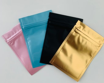 20 ct Glossy/Matt Foil Flat Pouch with Zipper