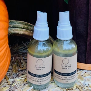 Veganes Aromatherapie Raum- & Körperspray: Ätherische Öle, mit Kristall angereichert