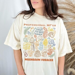 Funny Mushroom Forager Shirt | Vintage-Inspired Comfort Colors Tee