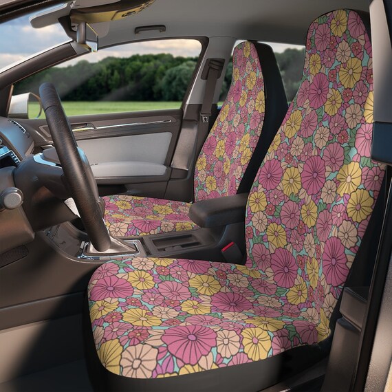 Pastel pink 2024 seat covers