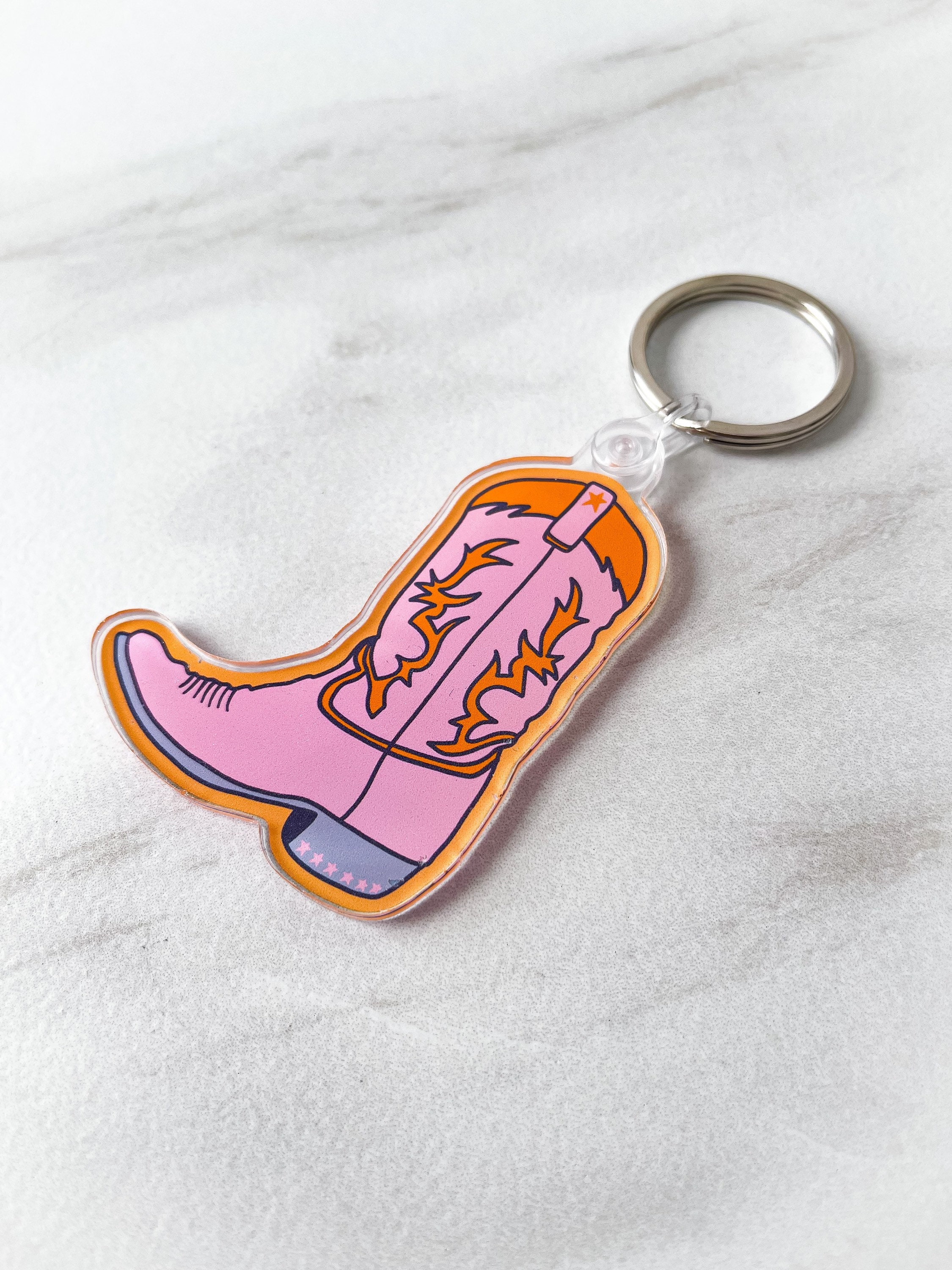 Cowboy boot sales keychain bulk