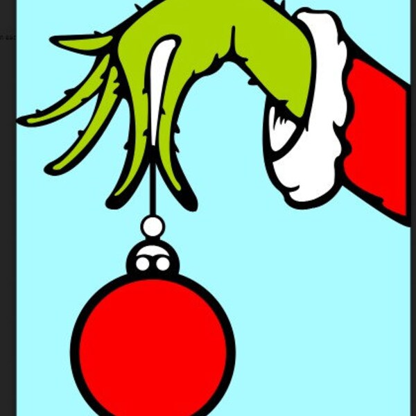 Grinch Window Decal Etsy