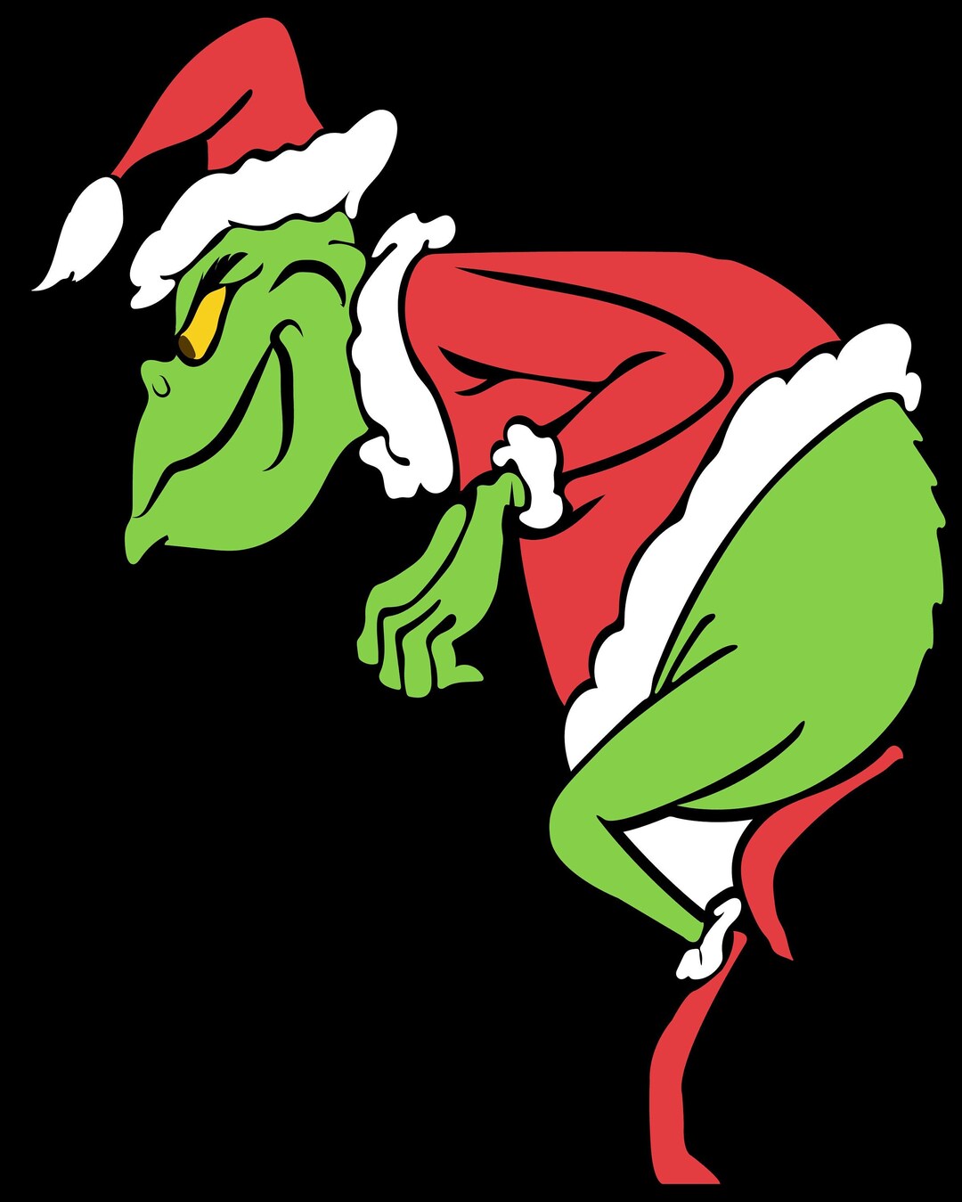 48 the Sneaking Grinch, Max the Dog and Cindy Lou Cutouts NO FOLD ...