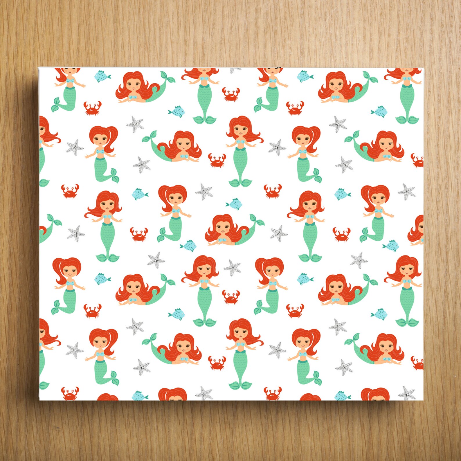 Wrapping Paper Sheets Mermaid Gift Wrap Mermaids Etsy