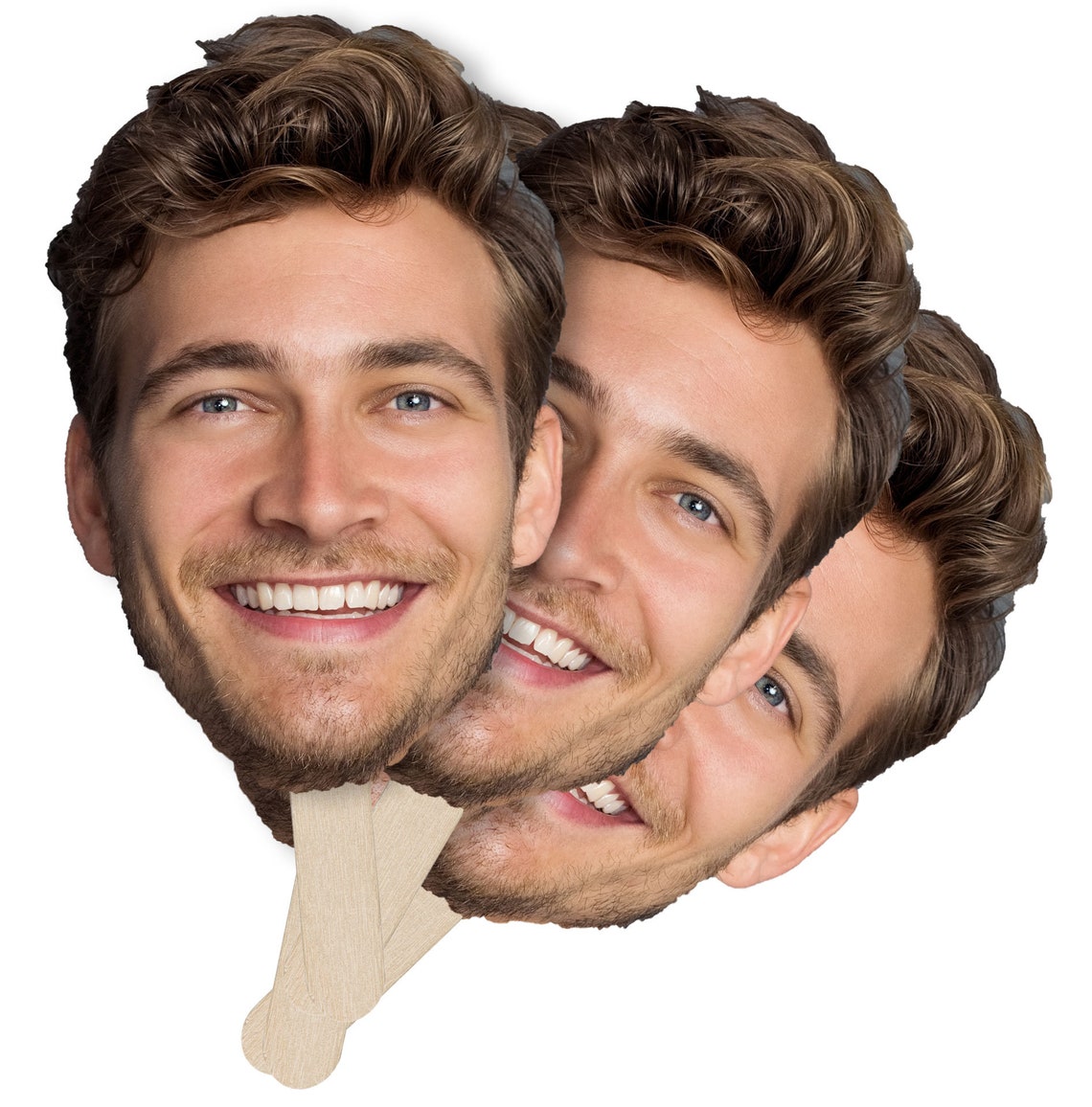 Custom Fan Faces 9x12in Free Shipping Etsy