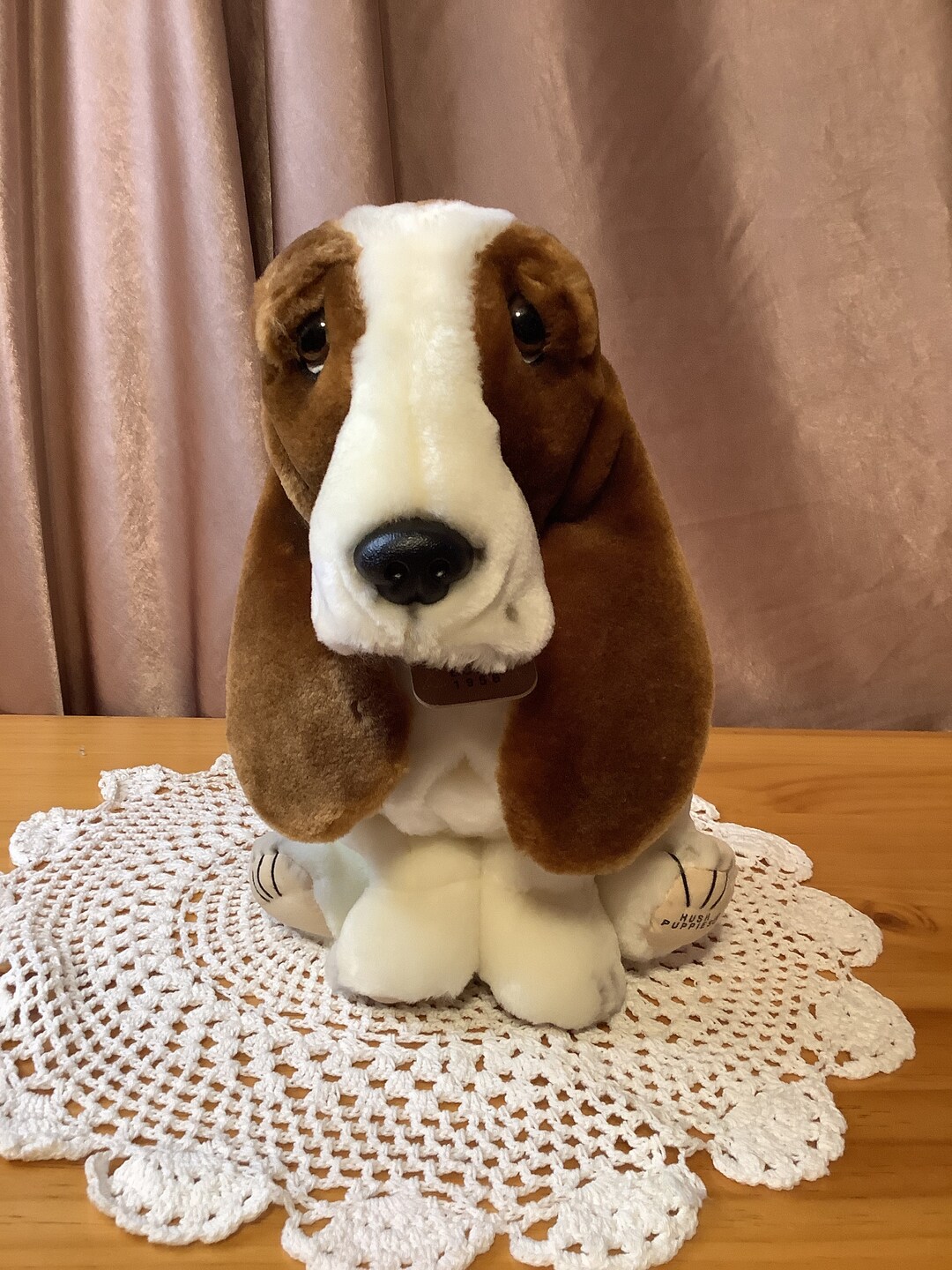 Vintage Hush Puppies Basset Hound Stuffed Animal by Wolverine Etsy