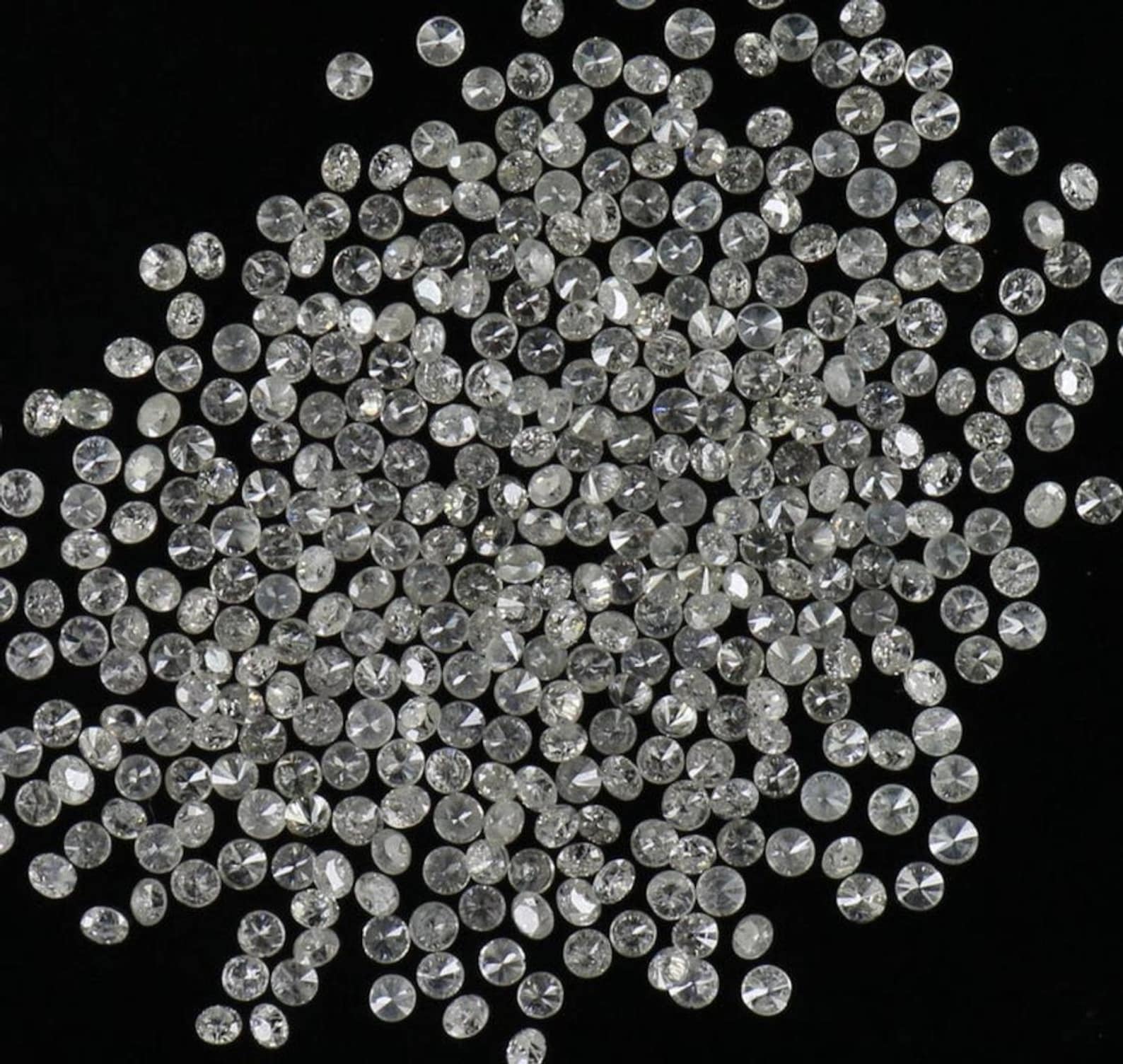 Natural Loose Diamond Round S1 White Color I J Clarity Etsy