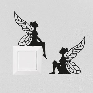 Wandtattoo Wandaufkleber Aufkleber Elfe Fee Sterne Elfchen Feen Elfen Wandtattoo Wandaufkleber Aufkleber Elfe Fee Sterne Elfchen Feen Elfen