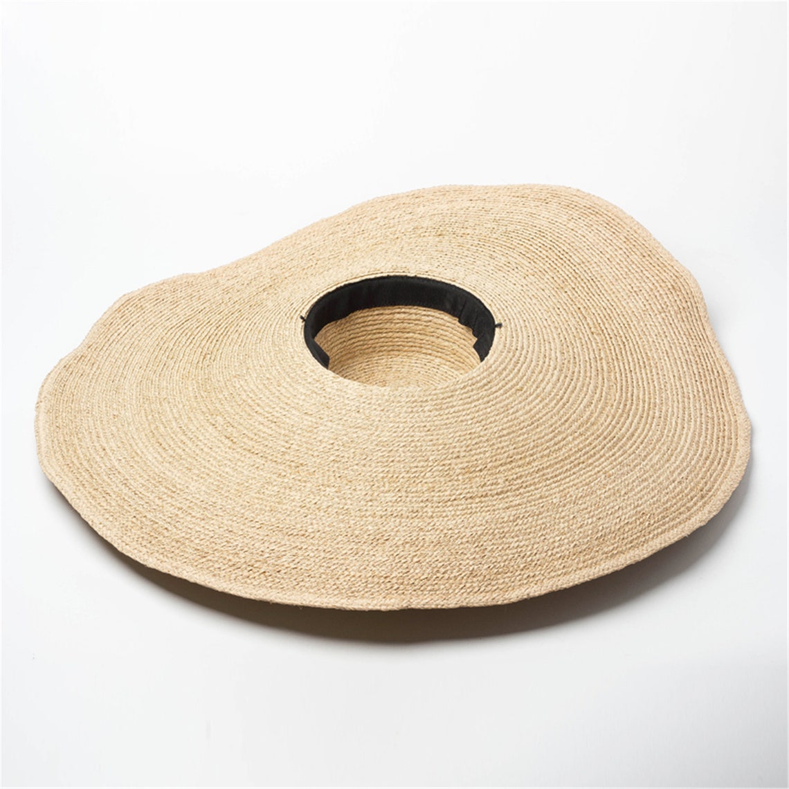 Giant Sun Straw Hat Women Extra Large Brim Beach Hat Etsy
