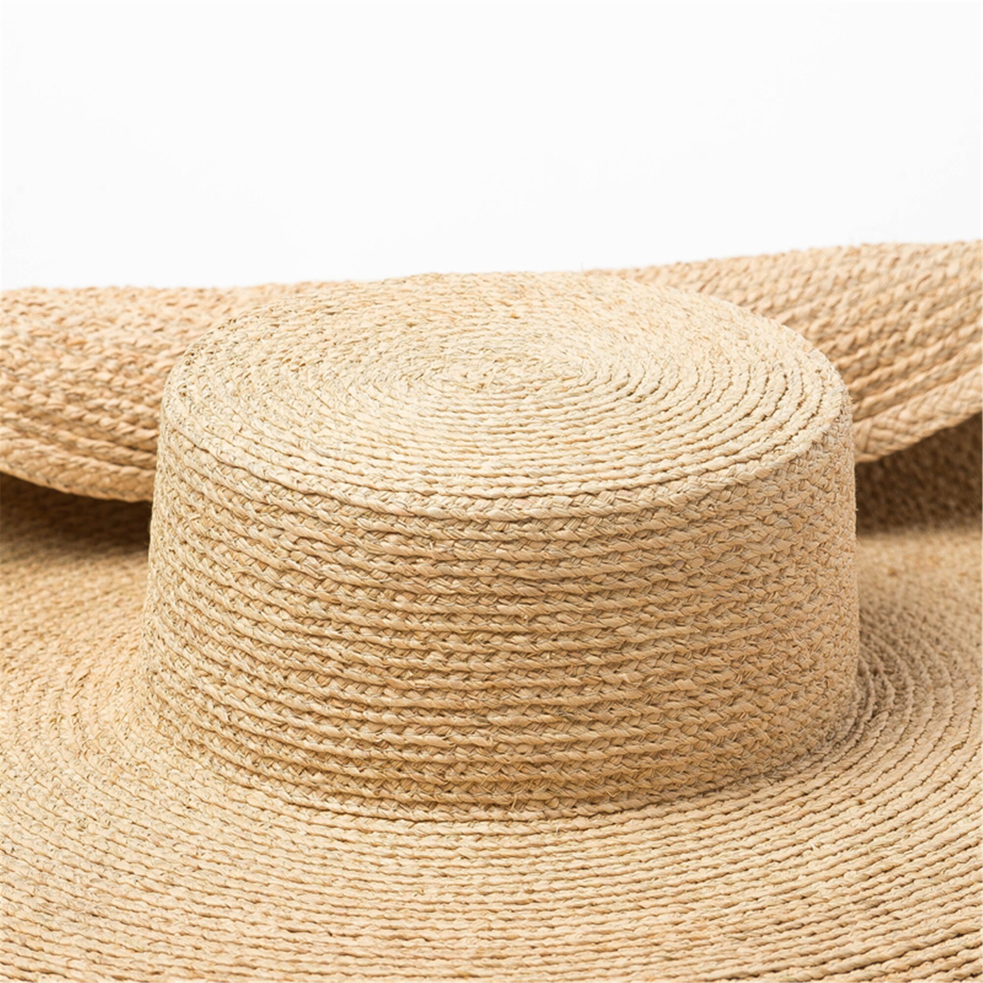 Giant Sun Straw Hat Women Extra Large Brim Beach Hat Etsy