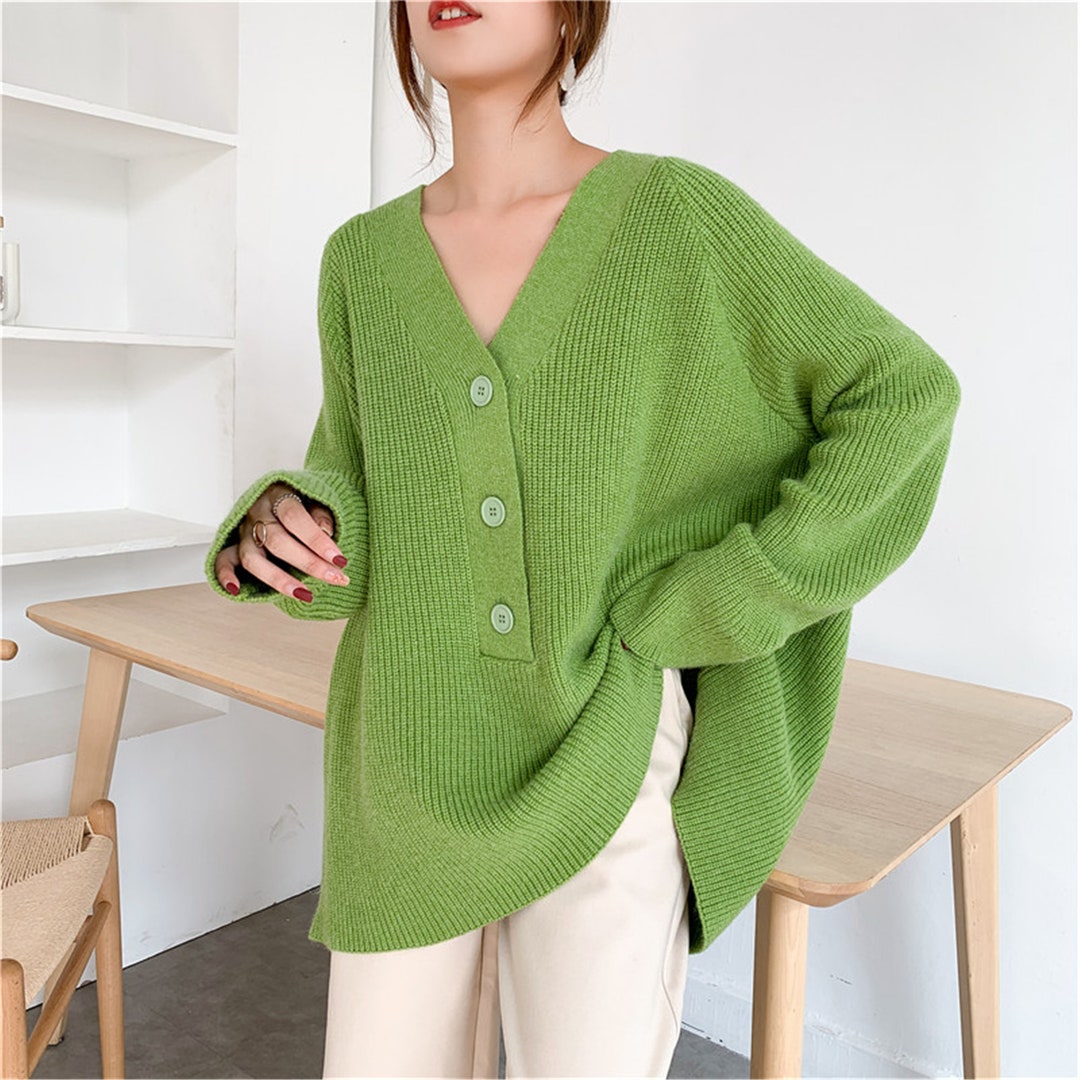 Plus Size Knitted Angola Sweater Women ,loose Jumper Oversize - Etsy