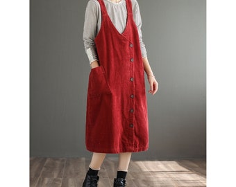 Bib Jumper Dress - Etsy
