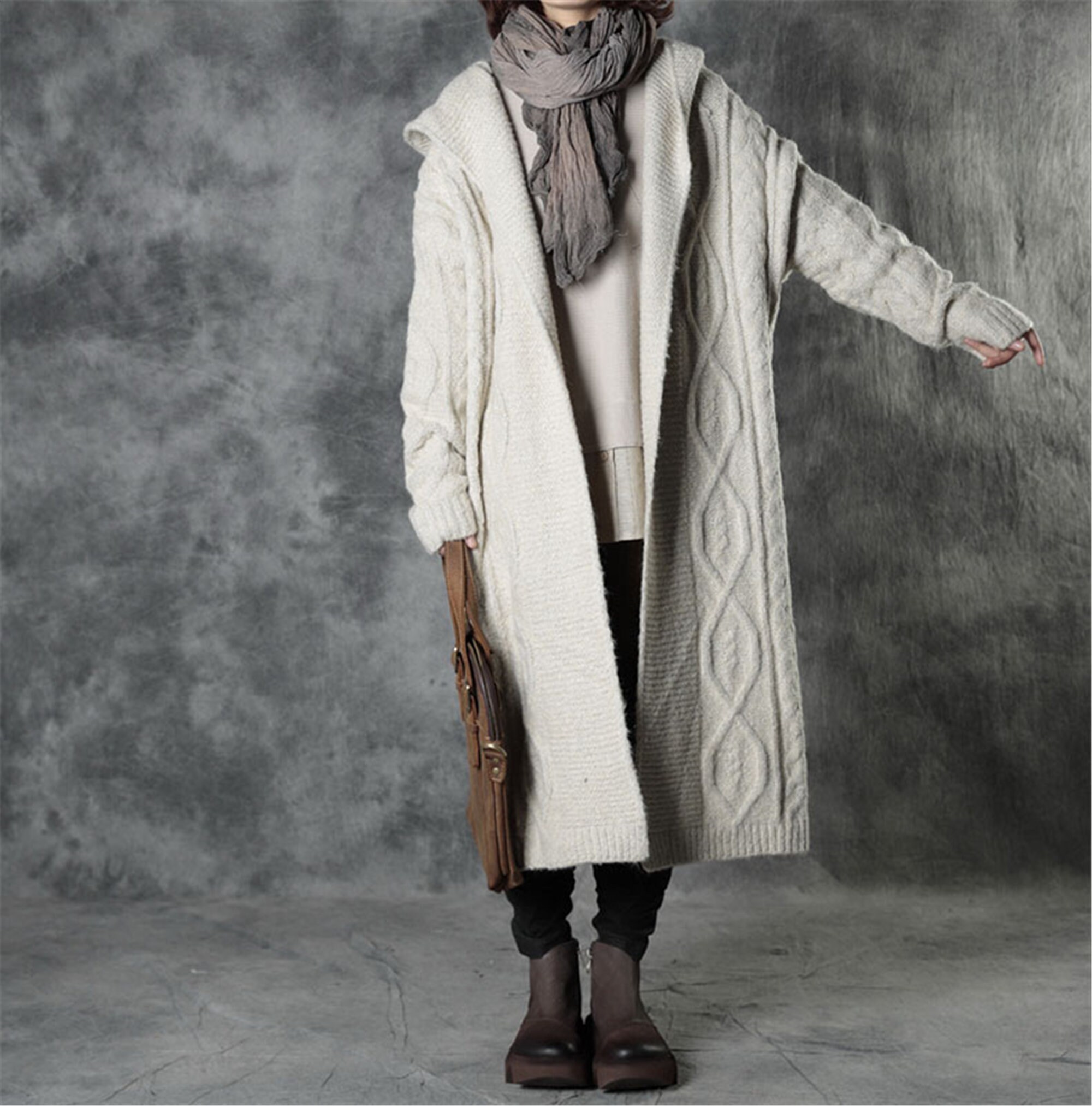 thick duster cardigan