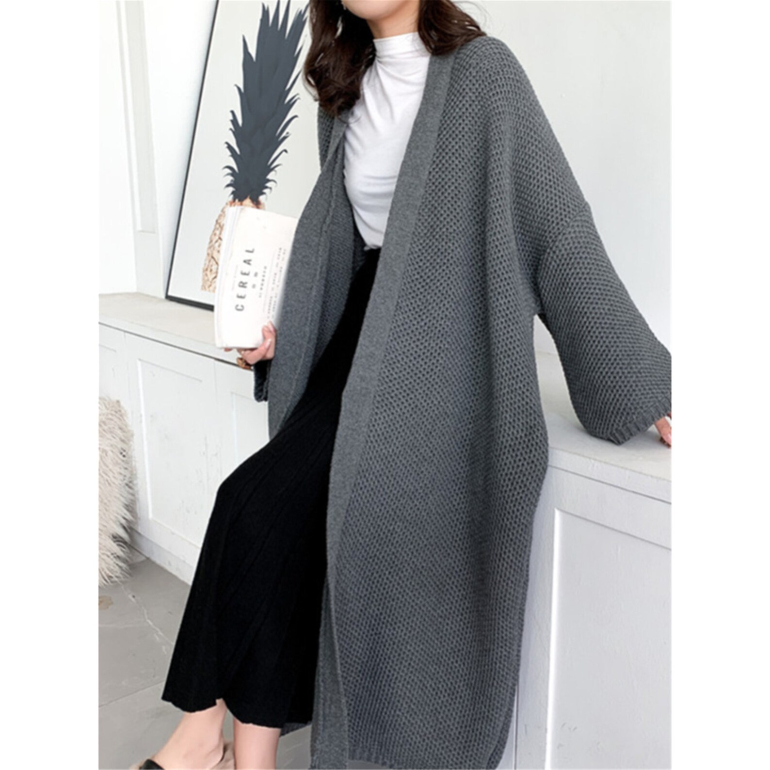 Women Long Sweater Coat Plus Size Long Chunky Cardigan Heavy Etsy