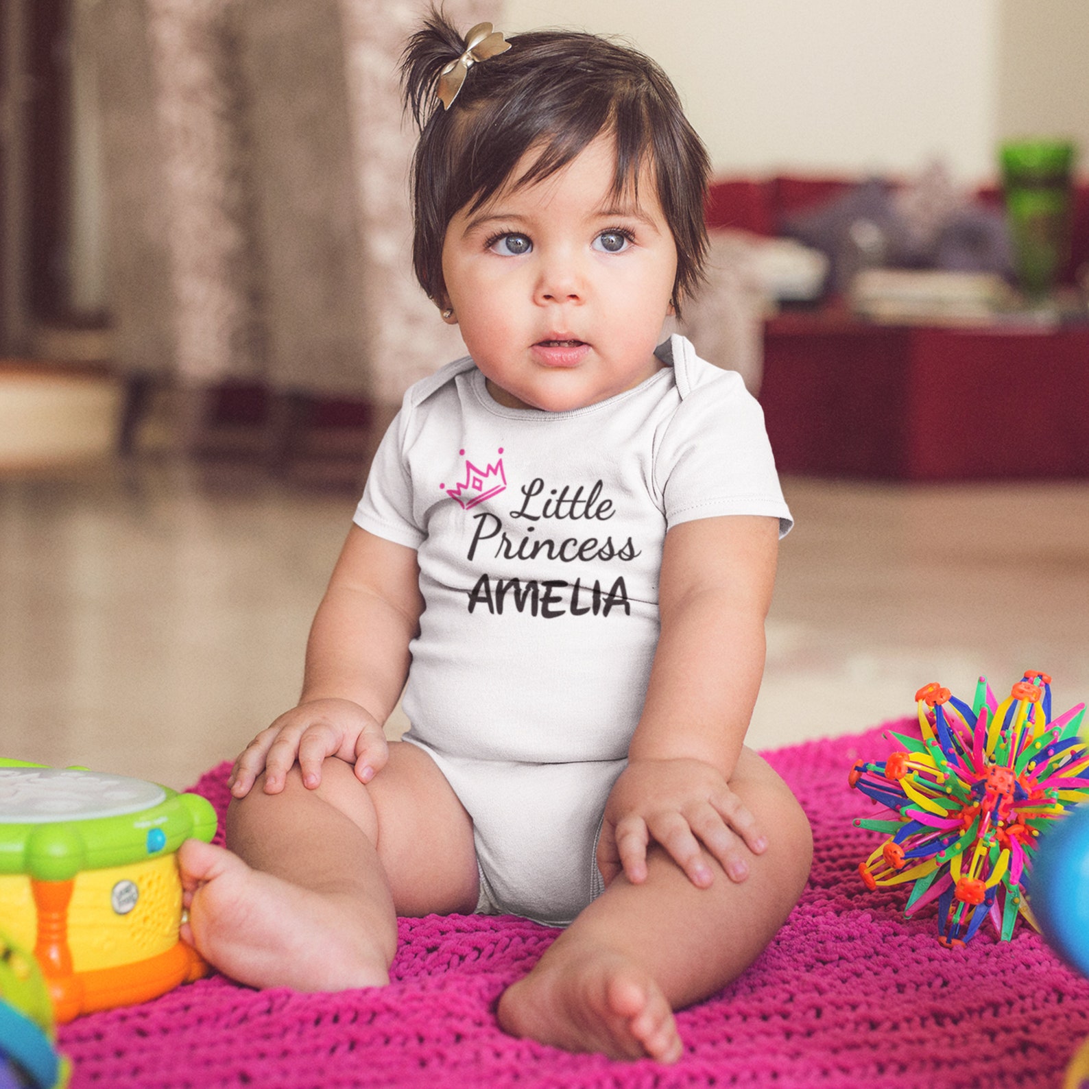 Little princess Baby girl Onesies Personalized baby onesies Etsy