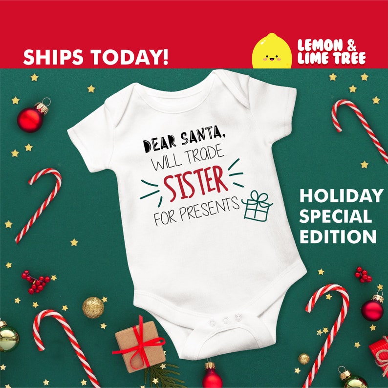 Baby onesies Onesies Christmas baby onesies Baby Girl Christmas gift for baby Dear Santa Christmas baby girl onesies Baby girl onesie