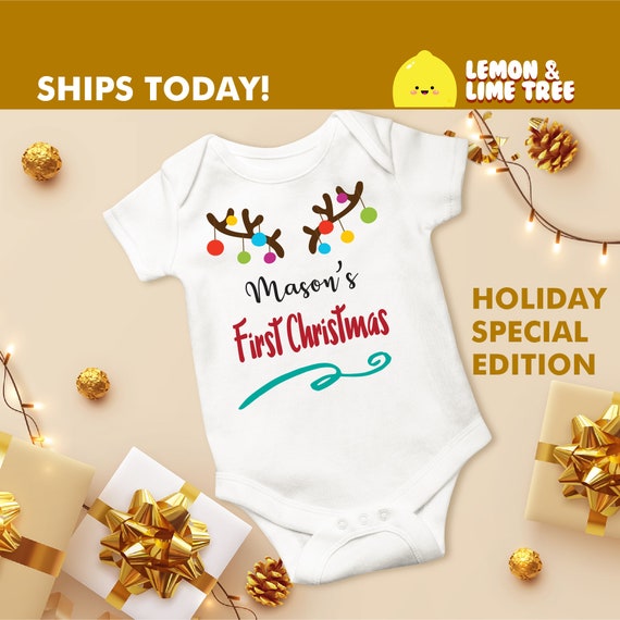 personalized christmas onesies