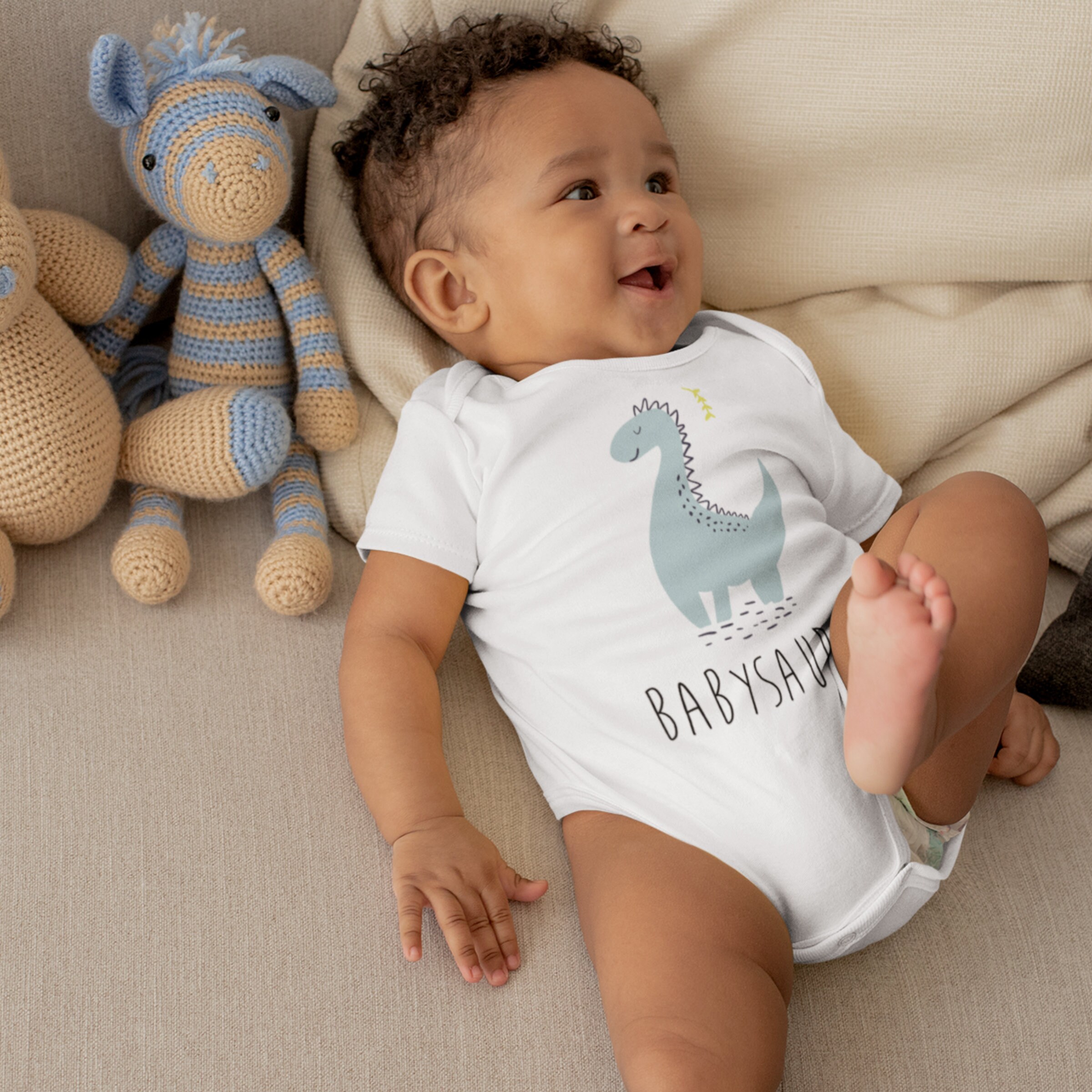 Babysaurus Onesie Cute Dinosaur Baby Onesie Baby Shower Etsy