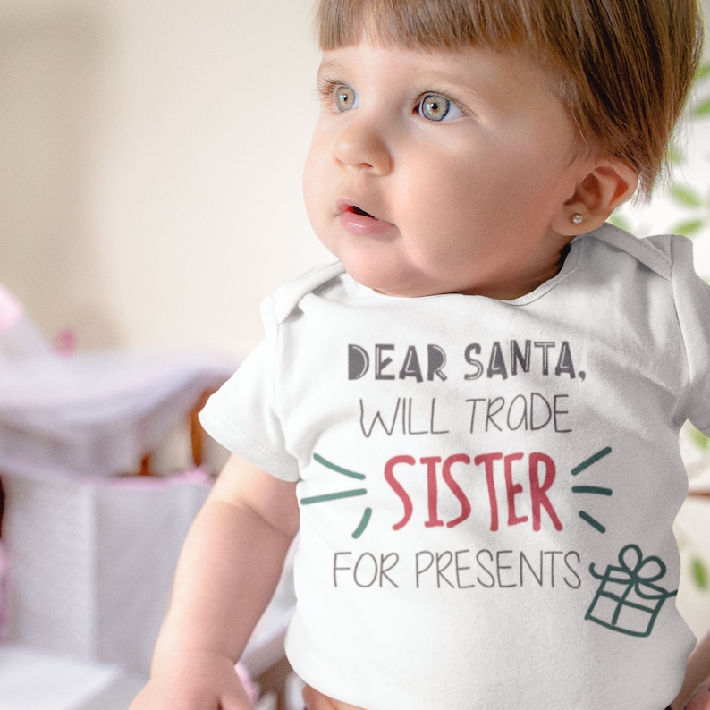 Baby onesies Onesies Christmas baby onesies Baby Girl Christmas gift for baby Dear Santa Christmas baby girl onesies Baby girl onesie