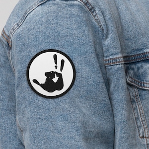 Roland Deschain handavtryck broderade märkeslappar | Det mörka tornet, Revolvermannen, Stephen King, Ka, Kat-Tet, 19, Mid-World