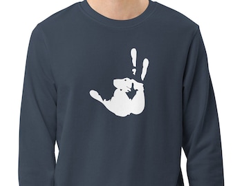 Roland Deschain Handprint Sweatshirt | The Dark Tower, The Gunslinger, Stephen King, Unisex, Mid-World