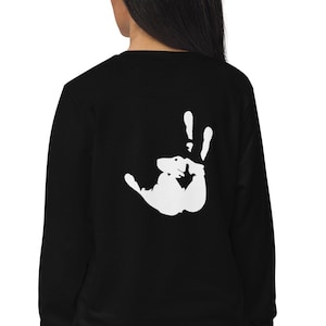 Roland Deschain Back Handprint Sweatshirt | The Dark Tower, The Gunslinger, Stephen King, Unisex, Mid-World