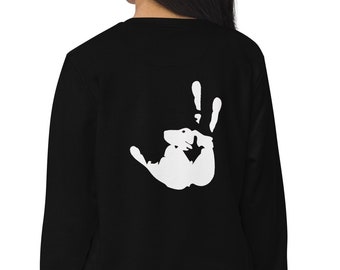 Roland Deschain Back Handprint Sweatshirt | The Dark Tower, The Gunslinger, Stephen King, Unisex, Mid-World