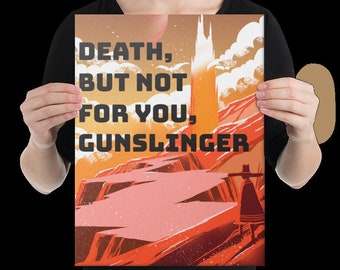 Death, But Not For You, Gunslinger Canvas / Stephen King, The Dark Tower, Ka