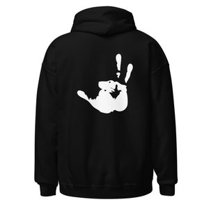 Roland Deschain Back Handprint Hoodie Sweatshirt | The Dark Tower, The Gunslinger, Stephen King, Unisex, Mid-World