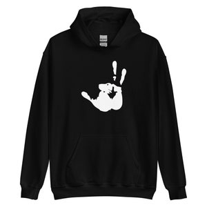 Roland Deschain Front Handprint Hoodie Sweatshirt | The Dark Tower, The Gunslinger, Stephen King, Unisex, Mid-World