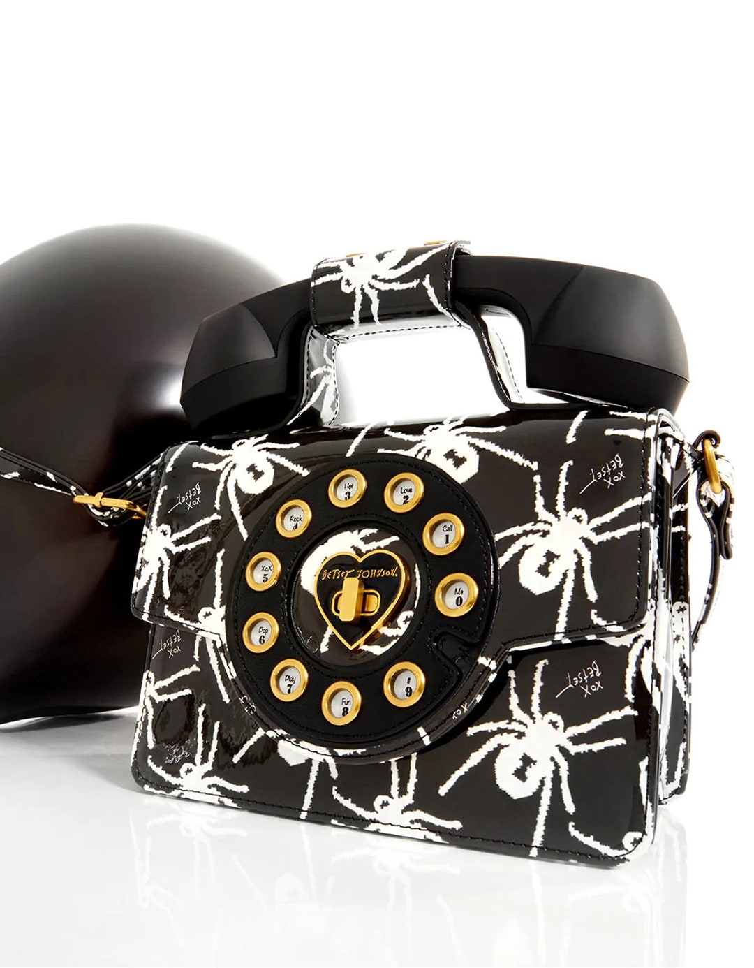 otoño Polvoriento rodar Betsey Johnson Kitsch Phone Crossbody Bag Betsey's 80th - Etsy