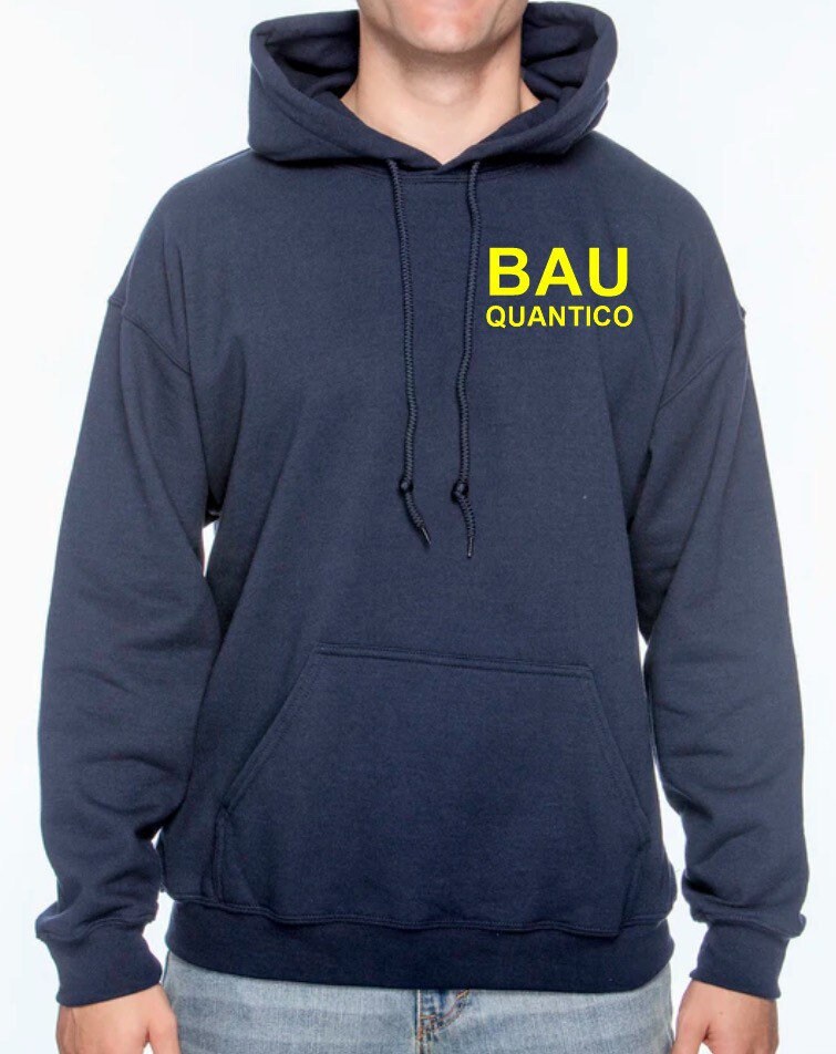 custom fbi bau hoodie