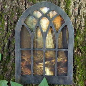 Fantasy Gothic Cathedral Window Arch Wall Decor