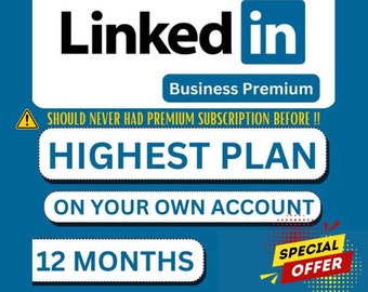 Entreprise Premium LinkedIn | Abonnement de 6 mois