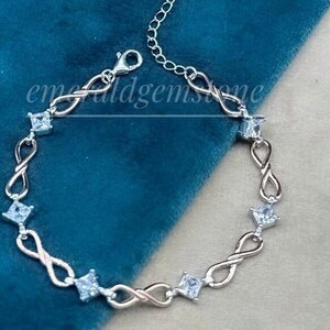 Solid 925 Sterling Silver Bracelet | Handmade Bracelet | Promise Bracelet | Styles Women&#39;s Bracelet | Best Gifts for Her