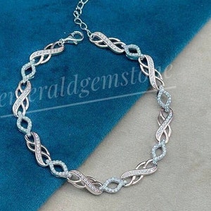 Women&#39;s Bracelet | Promise Bracelet | Solid 925 Sterling Silver Bracelet | Handmade Bracelet | Styles Women&#39;s Bracelet | Best Gifts for Her