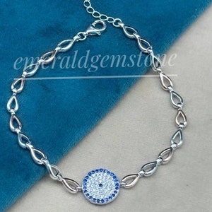 Solid 925 Sterling Silver Bracelet | Handmade Bracelet | Promise Bracelet | Styles Women&#39;s Bracelet | Best Gifts for Her