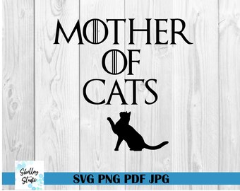 Download Mother Of Cats Svg Etsy