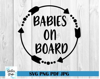 Download Clip Art Cute Twins Pregnancy Announcement Svg Winter Sports Snowboarding Kids On Board Babies On Board Svg Boy Baby On Snowboard Family Car Decal Art Collectibles