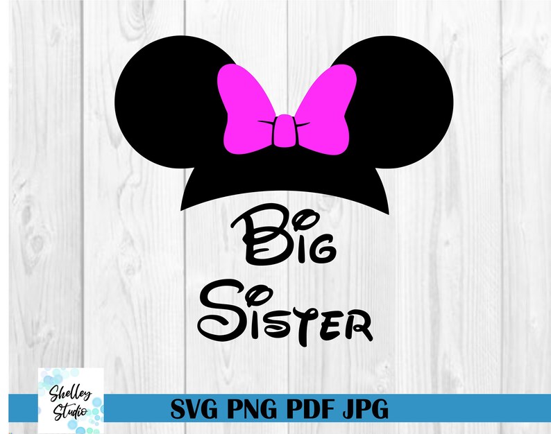 Disney little sister iron on transfer decaliron on transfer not digital download