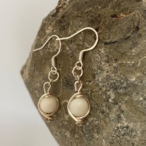 Moonstone Dangle Earrings, Moonstone Sterling Silver Earrings, June Birthstone Earrings, June Birthday Gifts, June Birthday Girl.