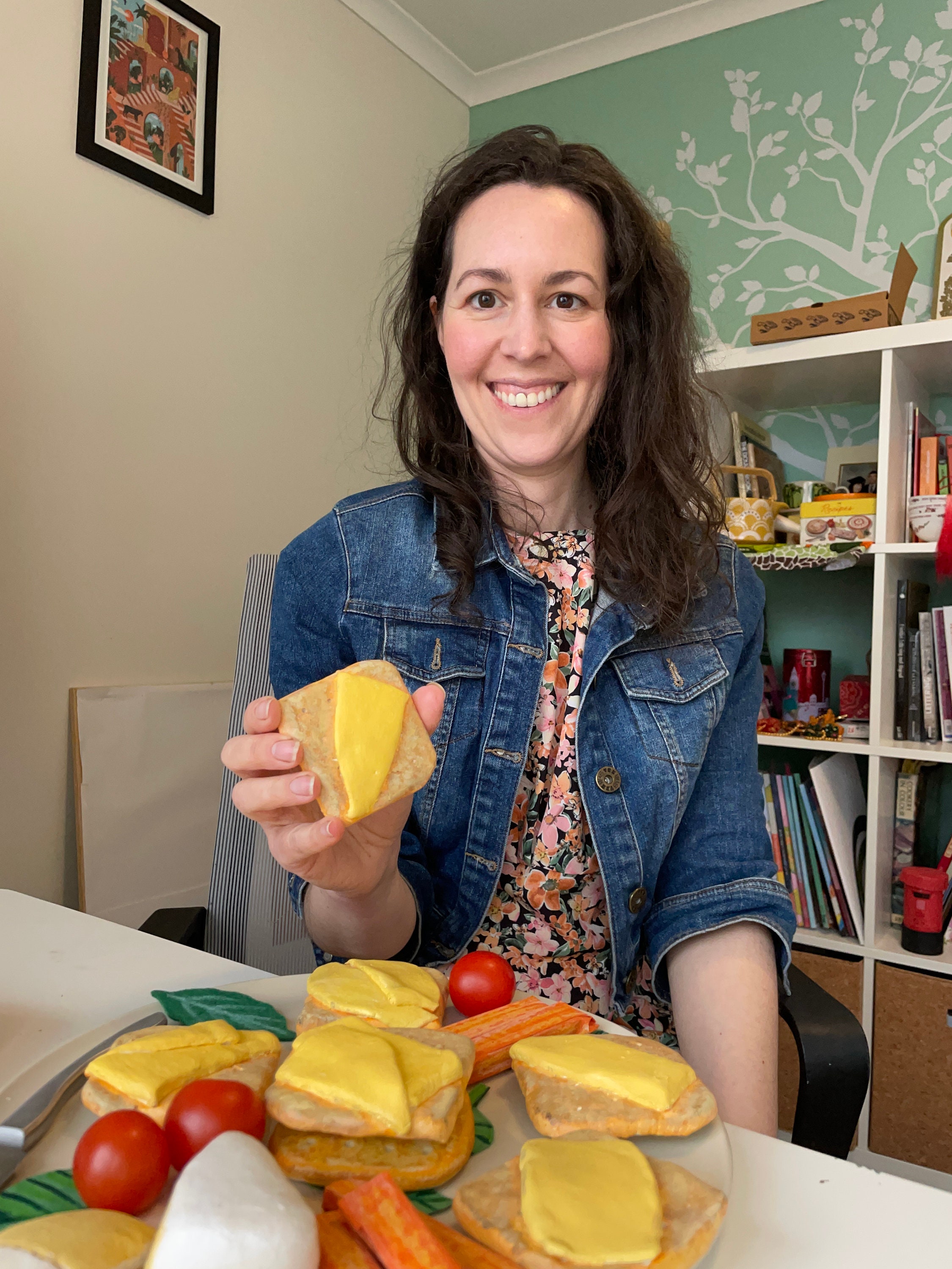 Food Cheese and Crackers Fridge Handcrafted Etsy