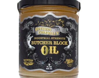 Aceite para tablas de cortar Odie’s de uso industrial, 266 ml (9 oz), frasco