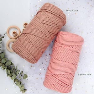 2mm Cotton Macrame Rope, macreme yarn, macreme cord. Tariffs covered.